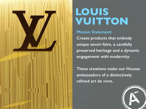 Louis Vuitton goals and objectives